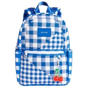 State Intarsia Kane Kids Travel Gingham